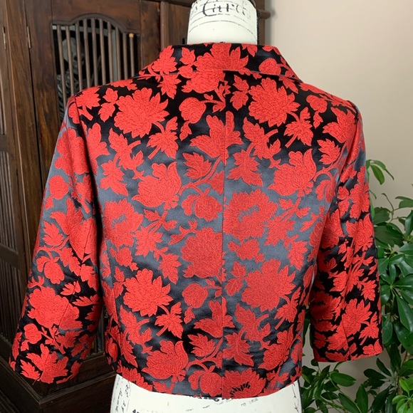 Jessica Howard Petite Floral Bolero Jacket - Picture 4 of 8